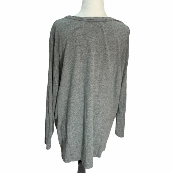 DC Jeans🌺Grey Scoop Neck Short Sleeve Tee Graphic Size 3X - Picture 3 of 8